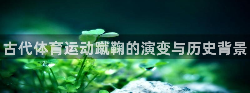 k1体育网站登录官网：古代体育运动蹴鞠的演变与历史背景