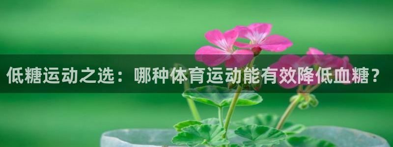 k1体育十年品牌值得信赖：低糖运动之选：哪种体育运动能有效降低血糖？