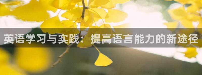 k1体育app官网登录入口：英语学习与实践：提高语言能力的新途径
