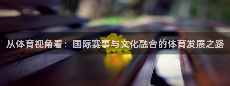 k1体育网址：从体育视角看：国际赛事与文化融合的体育发展之路